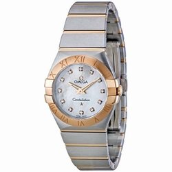 Omega 123.20.27.60.55.001 Constellation Ladies Quartz Stainless Steel