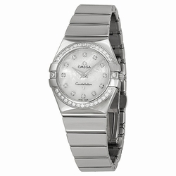Omega 12315276055003 Constellation Ladies Quartz Stainless Steel