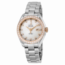 Omega 231.25.34.20.55.003 Seamaster Aqua Terra Ladies Automatic Two-tone ( Steel - red gold )
