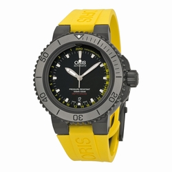 Oris 01 733 7675 4754SET Aquis Mens Automatic Black DLC Stainless Steel