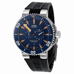 Oris 01 749 7663 7185-Set RS Aquis Mens Automatic Titanium