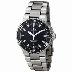 Oris 733-7653-4154MB Aquis Mens Automatic Stainless Steel