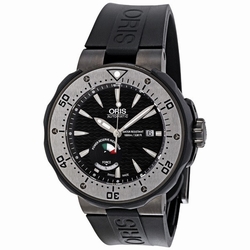 Oris 01 667 7645 7284-Set Divers Mens Automatic Grey-tone Titanium