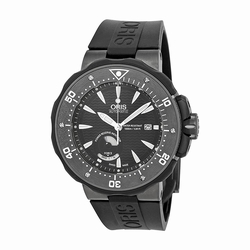 Oris 01 667 7645 7294-Set Pro Diver Mens Automatic Black and Grey Titanium