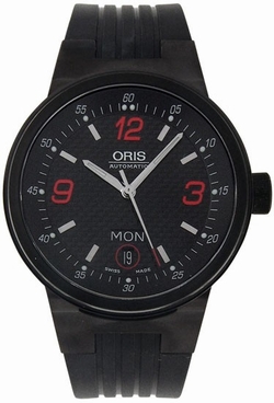 Oris 635-7560-4748RS Williams F1 Mens Automatic Black PVD-Plated Stainless Steel