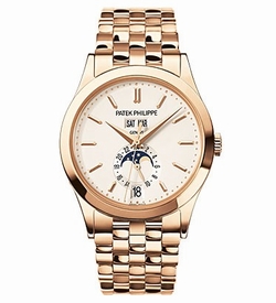Patek Philippe 5396-1R-010 Mens Hand Wind 18kt Rose Gold