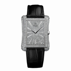 Piaget G0A33075 Mens Automatic 18K White Gold Case set with Diamonds