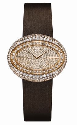 Piaget G0A37196 Ladies Quartz Rotating 18Kt Rose Gold Set with 302 Diamonds