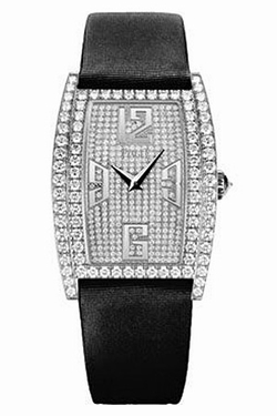Piaget GOA36193 Ladies Quartz 18kt White Gold Case Set with Diamonds
