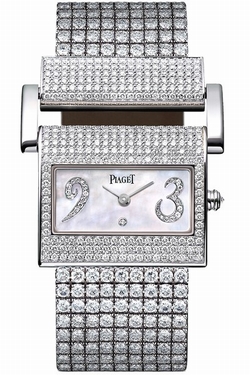 Piaget 4325 Ladies Quartz 18k White Gold