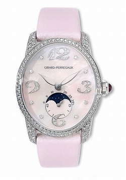 Girard Perregaux 80490-D53-P963-KK9 Cats Eye Ladies Automatic 18kt White Gold