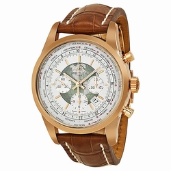 Breitling RB0510U0/A733 - 755P Transocean Mens Automatic 18kt Rose Gold