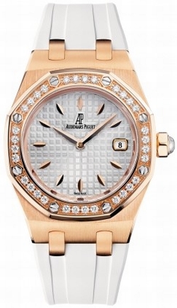 Audemars Piguet 67601OR.ZZ.D010CA.01 Royal Oak Ladies Quartz 18 kt Rose Gold