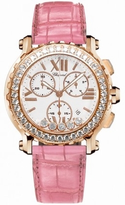 Chopard 283583-5001 Happy Sport Ladies Quartz 18kt Rose Gold