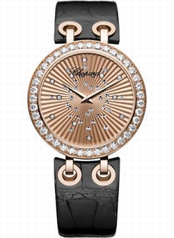 Chopard 134236-5001 Xtravaganza Ladies Quartz 18 kt Rose Gold