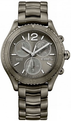 Ebel 1216121 Mens Quartz Grey PVD Stainless Steel