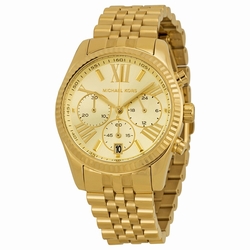 Michael Kors MK5556 Lexington Ladies Quartz Gold PVD Stainless Steel