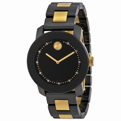 Movado 3085 Ladies Quartz Black Ceramic