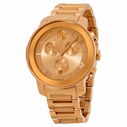 Movado 3600210 Ladies Quartz Rose Gold Ion-plated Stainless Steel