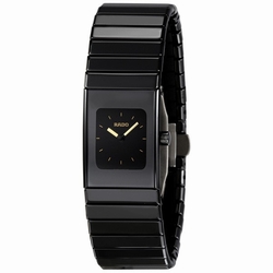 Rado R21540252 Ceramica Ladies Quartz Black Ceramic