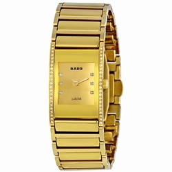 Rado R20783732 Ladies Quartz Gold-tone Ceramic