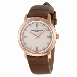 Vacheron Constantin 25155/000R-9585 Ladies Quartz 18kt Rose Gold
