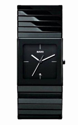 Rado R21716242 Ceramica Mens Quartz Black Ceramic