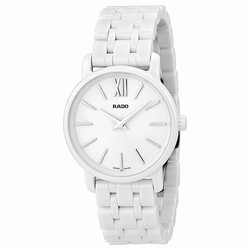 Rado R14065017 Diamaster Ladies Quartz White Ceramic