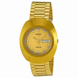 Rado R12393633 Diastar Mens Quartz Gold-tone Stainless Steel