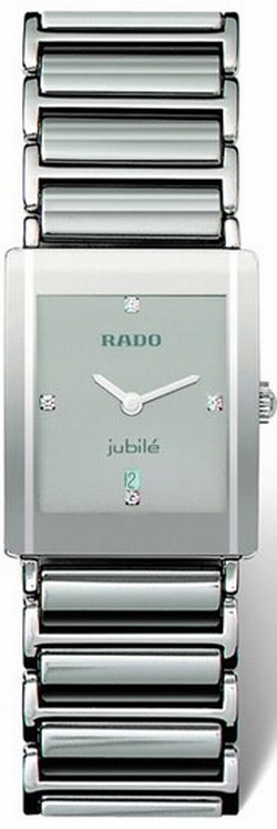 Rado R20486732 Integral Unisex Quartz Platinum-tone Ceramic