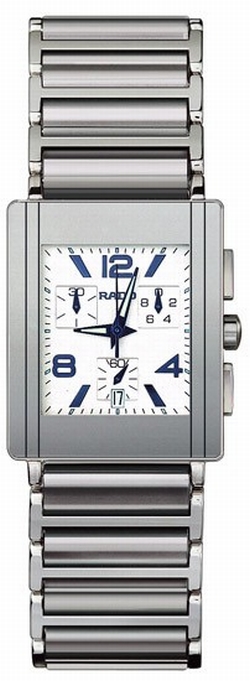 Rado R20591102 Integral Mens Quartz Platinum-tone Ceramic