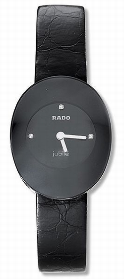 Rado 7740 Ladies Quartz Black Stainless Steel