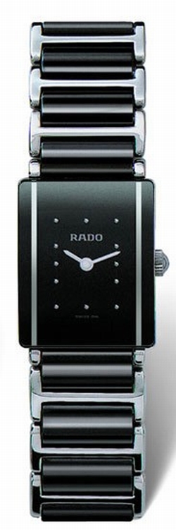 Rado R20488162 Ladies Quartz Black Ceramic
