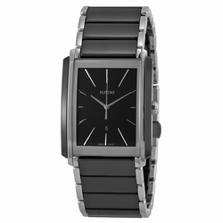 Rado R20963152 Mens Quartz Black Ceramic and Stainless Steel