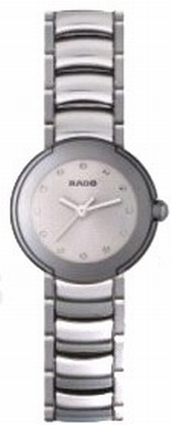 Rado R22594102 Ladies Quartz Platinum Ceramic