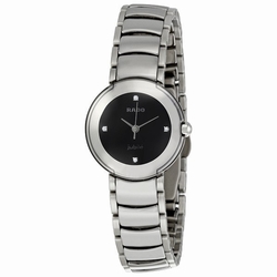 Rado R22594712 Ladies Quartz Platinum-tone Ceramic