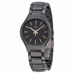 Rado R27059162 Ladies Quartz Black Ceramic