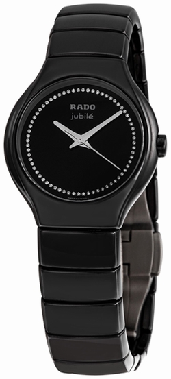 Rado R27655732 Ladies Quartz Black Ceramic