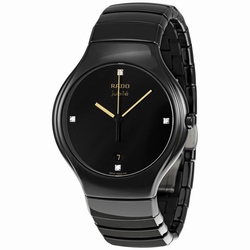 Rado R27653752 TRUE Mens Quartz Black Ceramic
