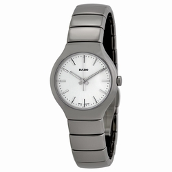 Rado R27656122 TRUE Unisex Quartz Platinum-tone Ceramic
