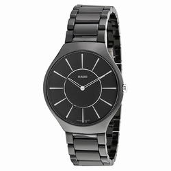 Rado R27741162 TRUE Mens Quartz Black Ceramic