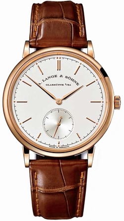 A. Lange & Sohne 216.032 Mens Hand Wind 18 Carat Rose Gold