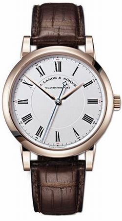 A. Lange & Sohne 232.032 Mens Hand Wind 18kt Rose Gold