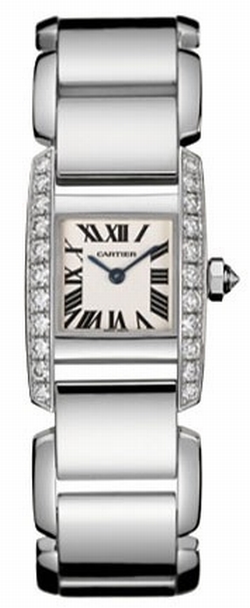 Cartier WE70039H Tank Ladies Quartz 18kt White Gold