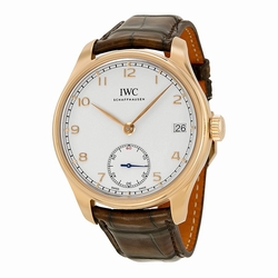 IWC IW510204 Portuguese Mens Hand Wind 18 kt Rose Gold