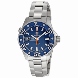 Tag Heuer 6704 Aquaracer Mens Quartz Brushed Stainless Steel