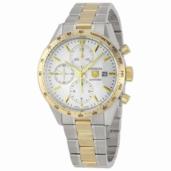Tag Heuer CV2050.BD0789 Carrera Mens Automatic Stainless Steel and 18kt Yellow Gold