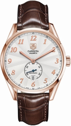 Tag Heuer WAS2140.FC8176 Carrera Mens Automatic 18kt Polished Rose Gold