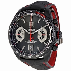 Tag Heuer CAV518B.FC6237 Grand Carrera Mens Automatic Titanium-coated stainless steel case