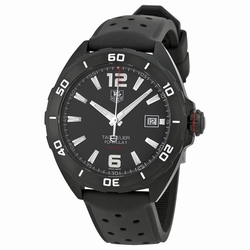 Tag Heuer WAZ2115FT8023 Mens Automatic Black Titanium Carbide Coated Steel